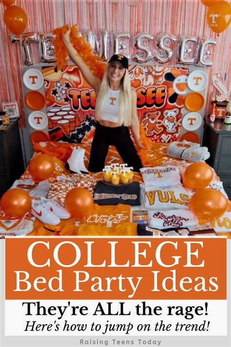 bed party college ideas